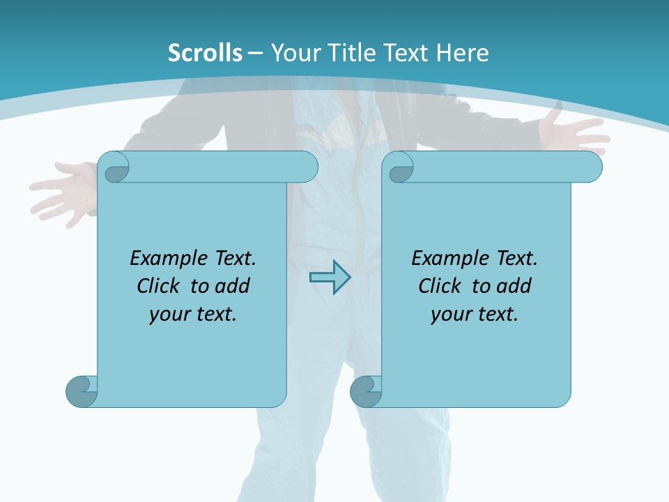 Trendy Bizarre Man PowerPoint Template