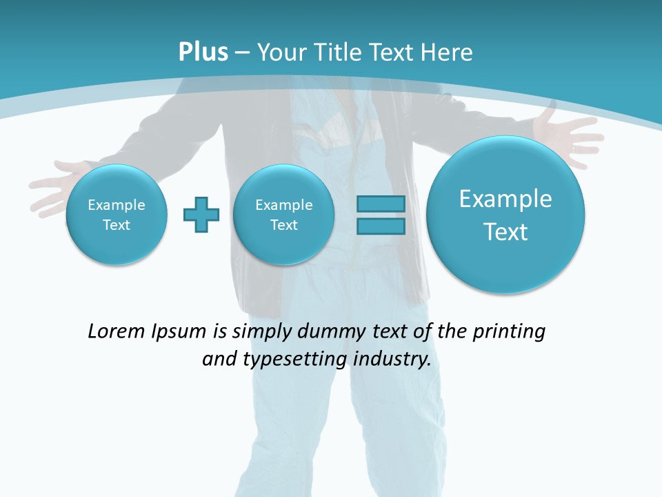 Trendy Bizarre Man PowerPoint Template