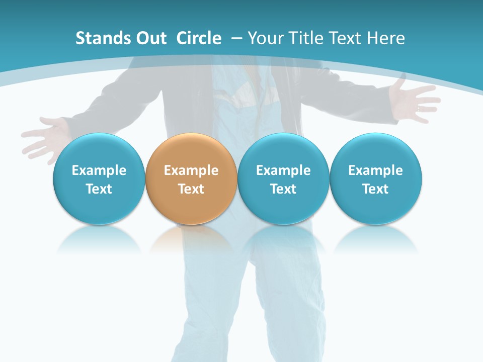 Trendy Bizarre Man PowerPoint Template