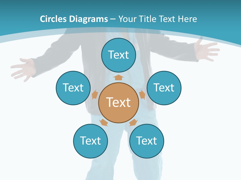 Trendy Bizarre Man PowerPoint Template