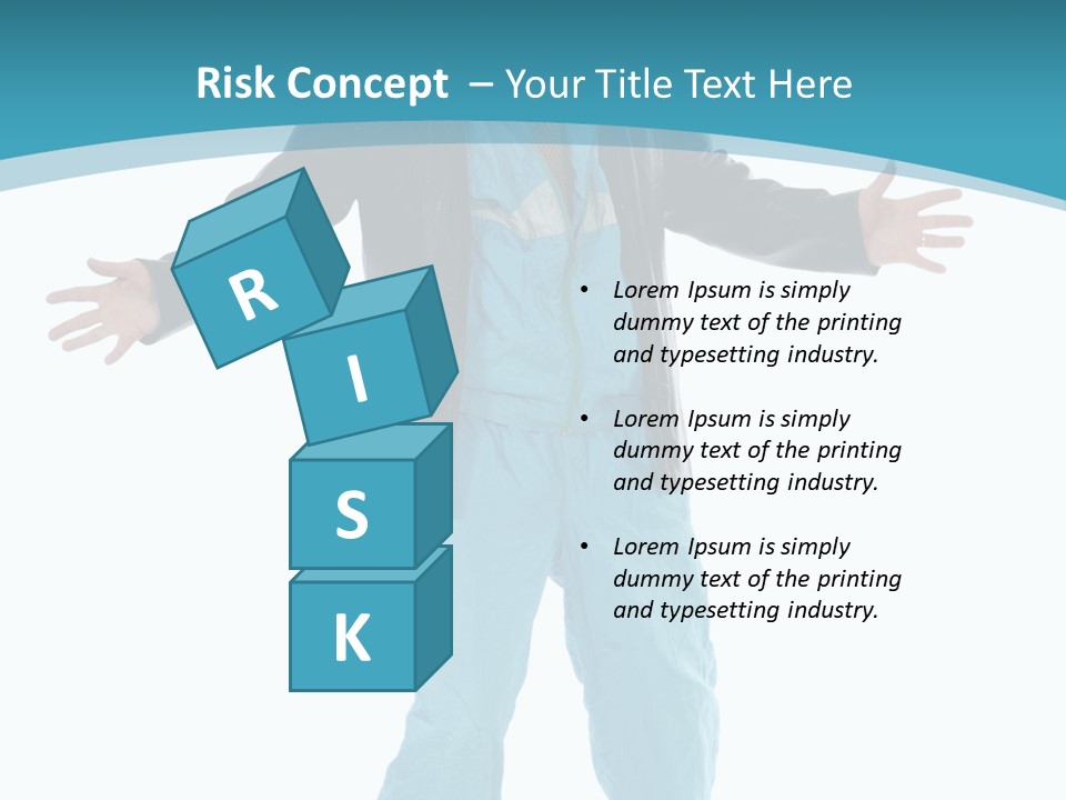 Trendy Bizarre Man PowerPoint Template