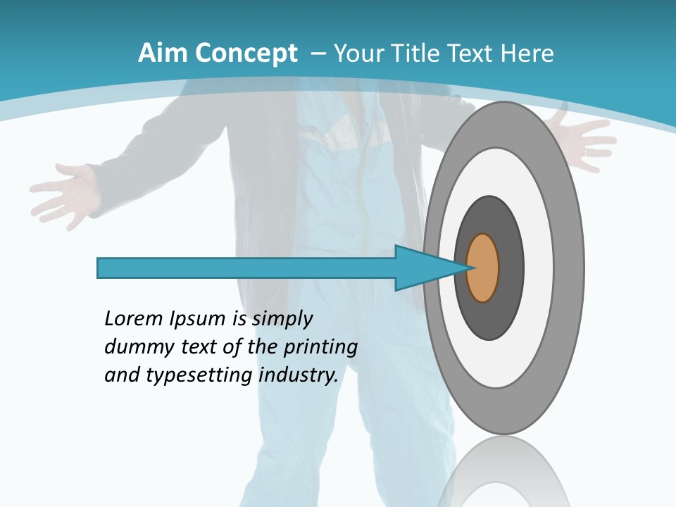 Trendy Bizarre Man PowerPoint Template