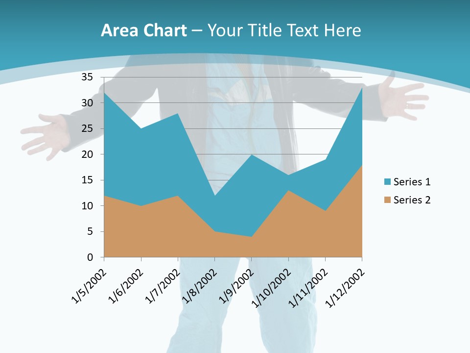 Trendy Bizarre Man PowerPoint Template