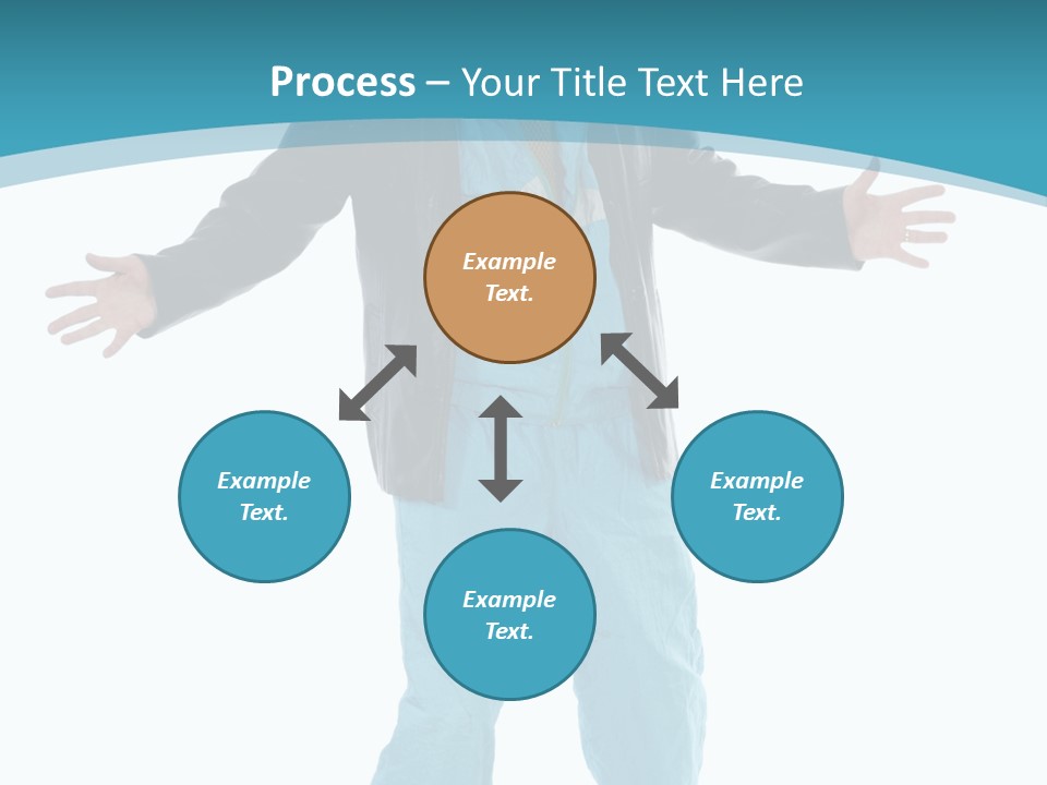 Trendy Bizarre Man PowerPoint Template