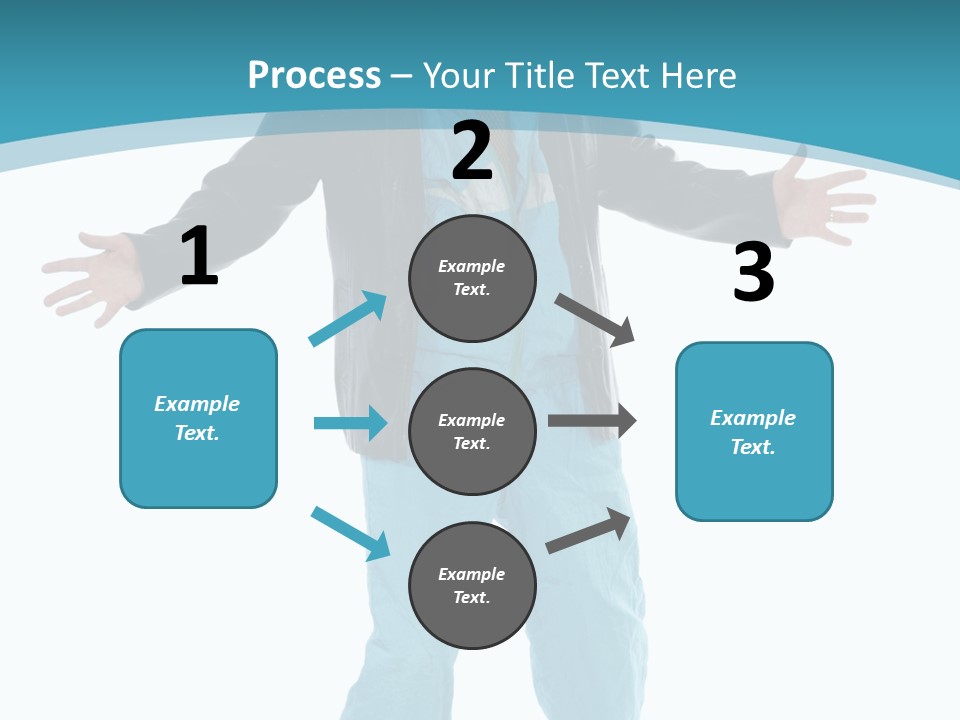 Trendy Bizarre Man PowerPoint Template