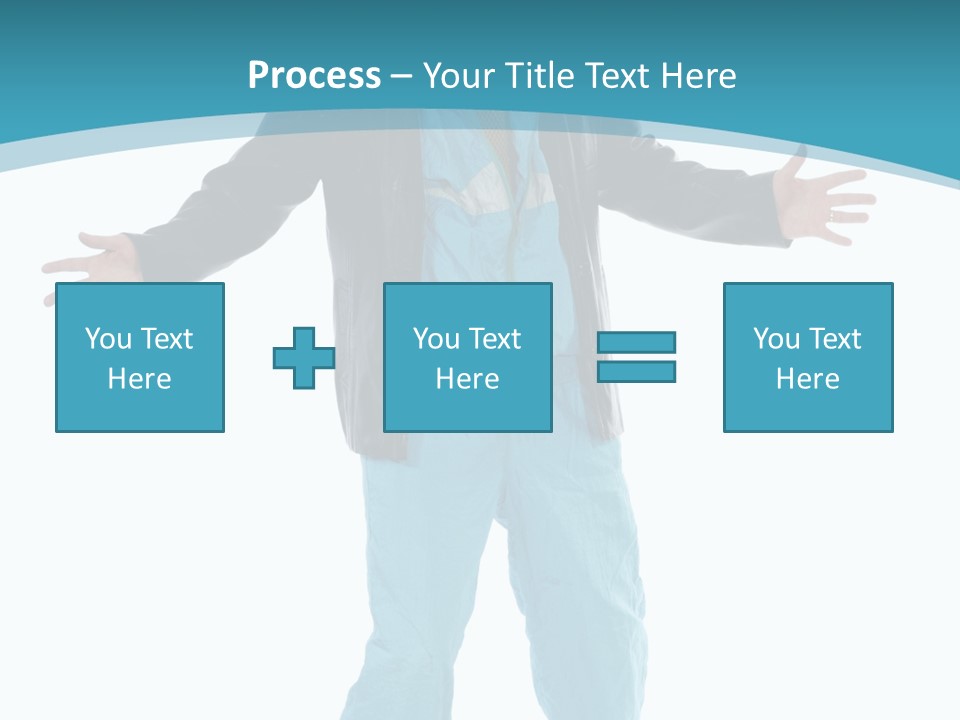 Trendy Bizarre Man PowerPoint Template
