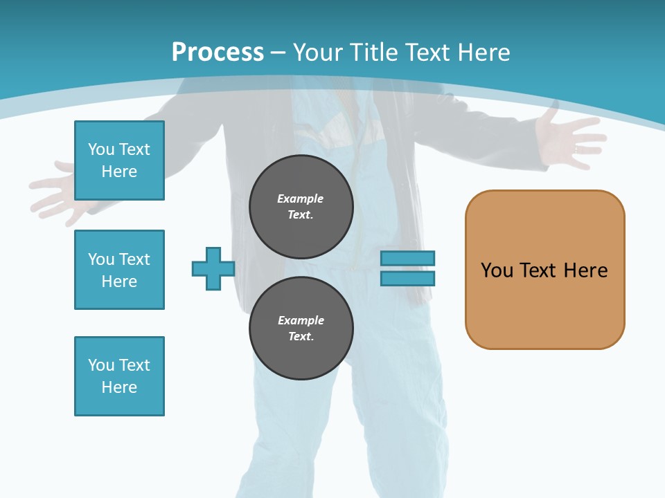 Trendy Bizarre Man PowerPoint Template