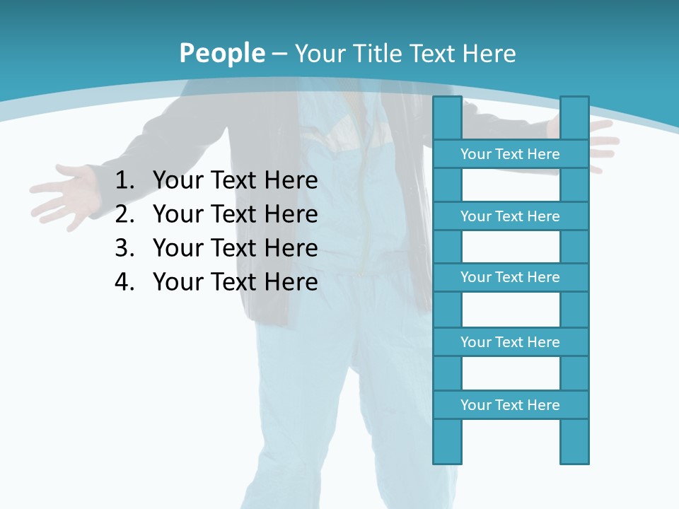 Trendy Bizarre Man PowerPoint Template