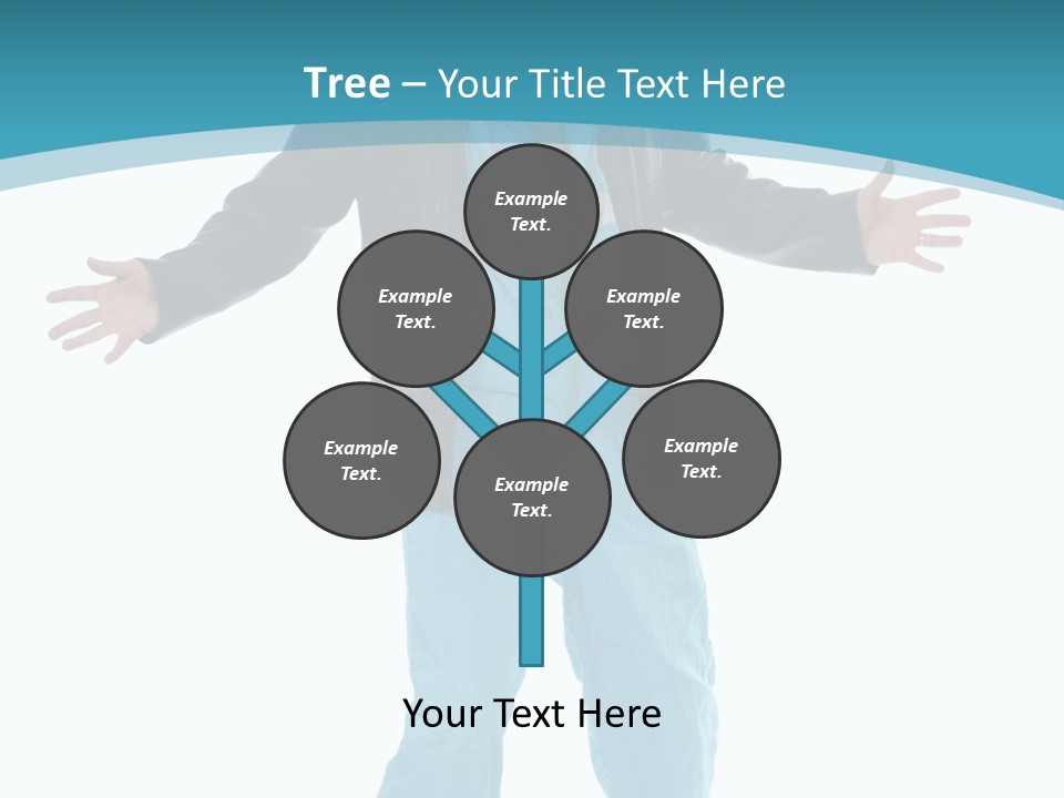 Trendy Bizarre Man PowerPoint Template