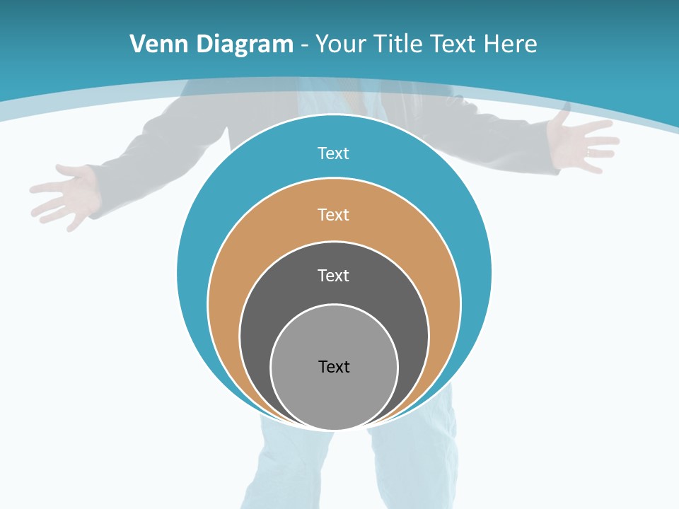 Trendy Bizarre Man PowerPoint Template