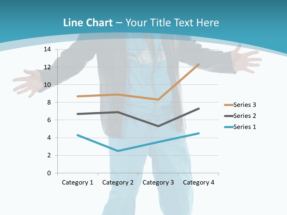 Trendy Bizarre Man PowerPoint Template