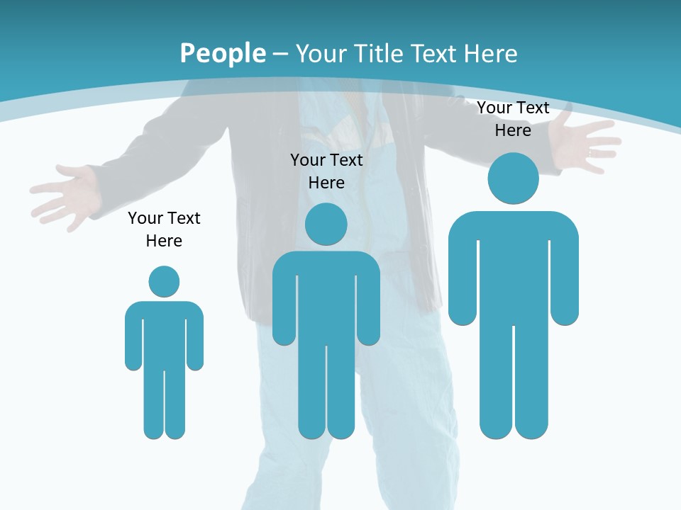 Trendy Bizarre Man PowerPoint Template