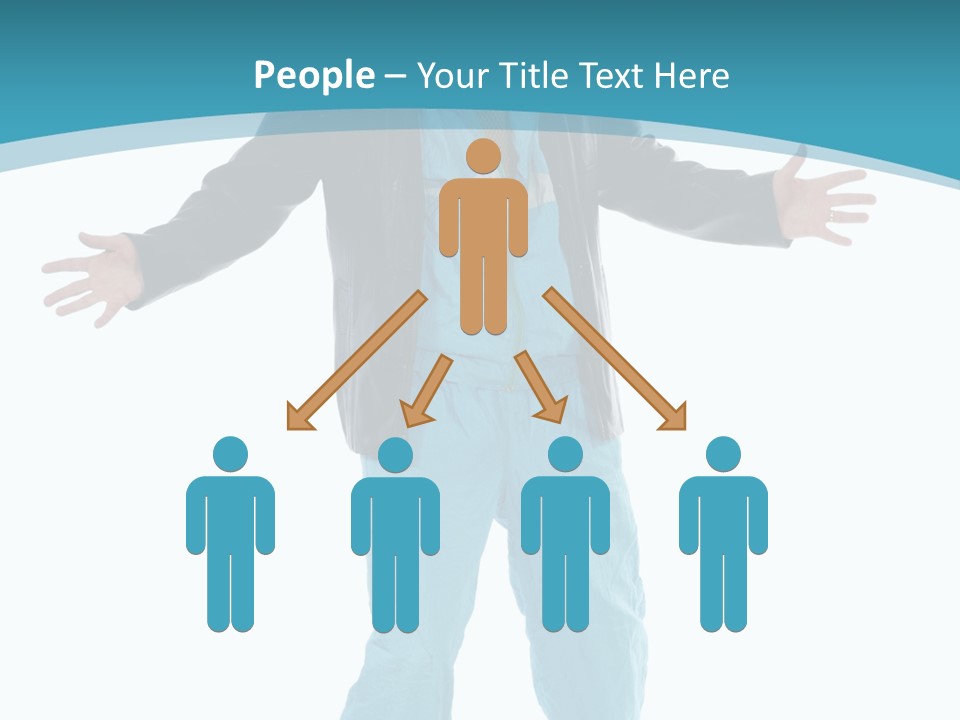 Trendy Bizarre Man PowerPoint Template