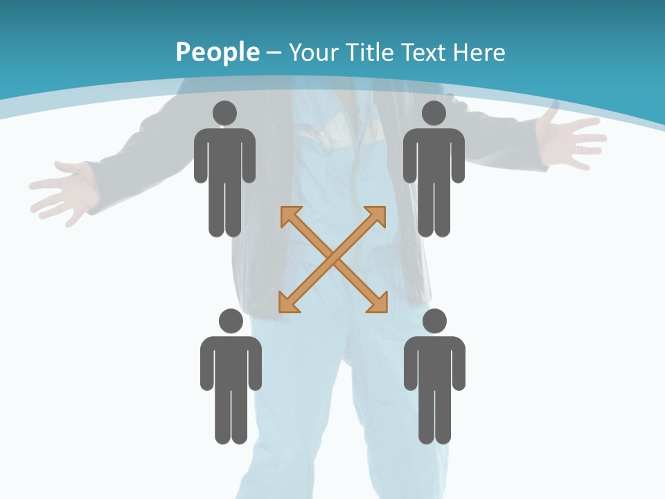 Trendy Bizarre Man PowerPoint Template