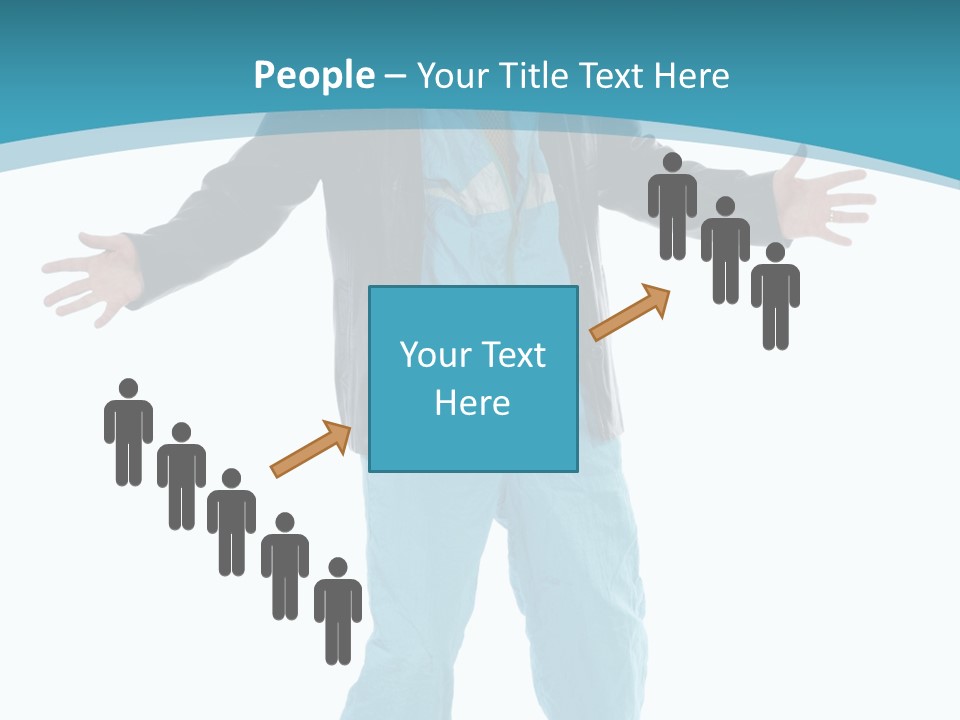 Trendy Bizarre Man PowerPoint Template