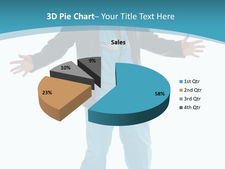 Trendy Bizarre Man PowerPoint Template