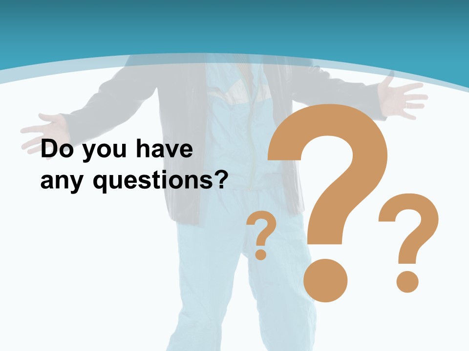 Trendy Bizarre Man PowerPoint Template