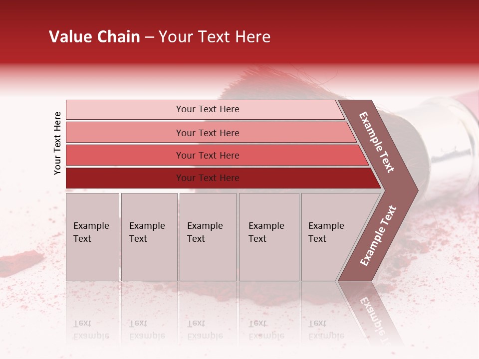 Makeup Feminine Shadow PowerPoint Template