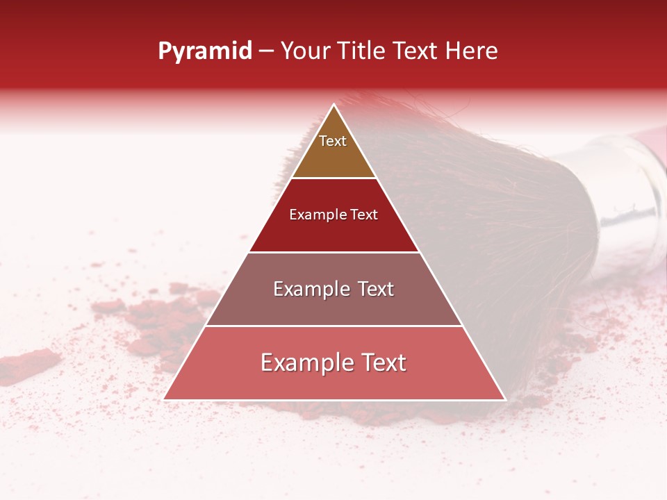 Makeup Feminine Shadow PowerPoint Template