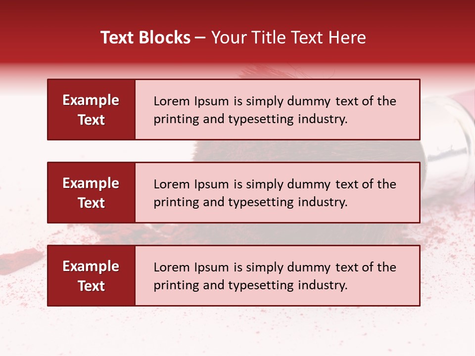 Makeup Feminine Shadow PowerPoint Template