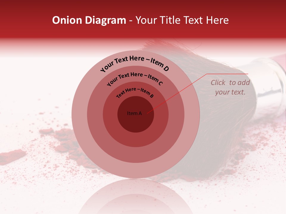 Makeup Feminine Shadow PowerPoint Template