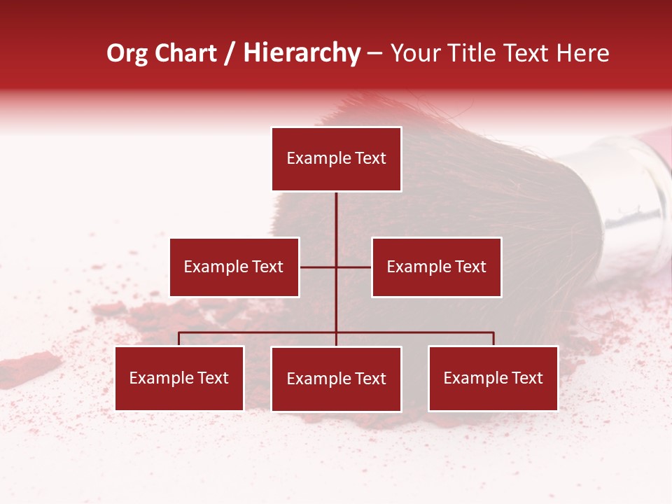 Makeup Feminine Shadow PowerPoint Template