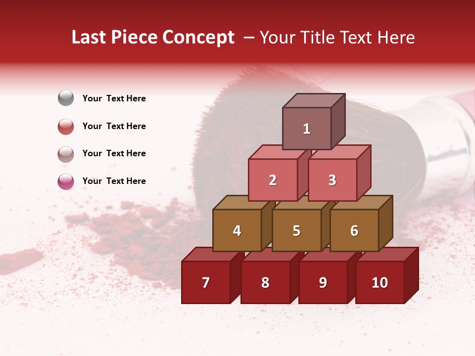 Makeup Feminine Shadow PowerPoint Template