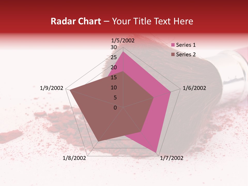 Makeup Feminine Shadow PowerPoint Template