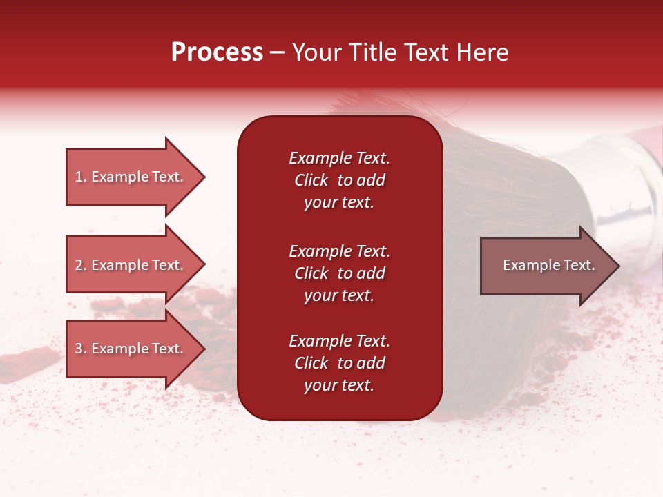 Makeup Feminine Shadow PowerPoint Template