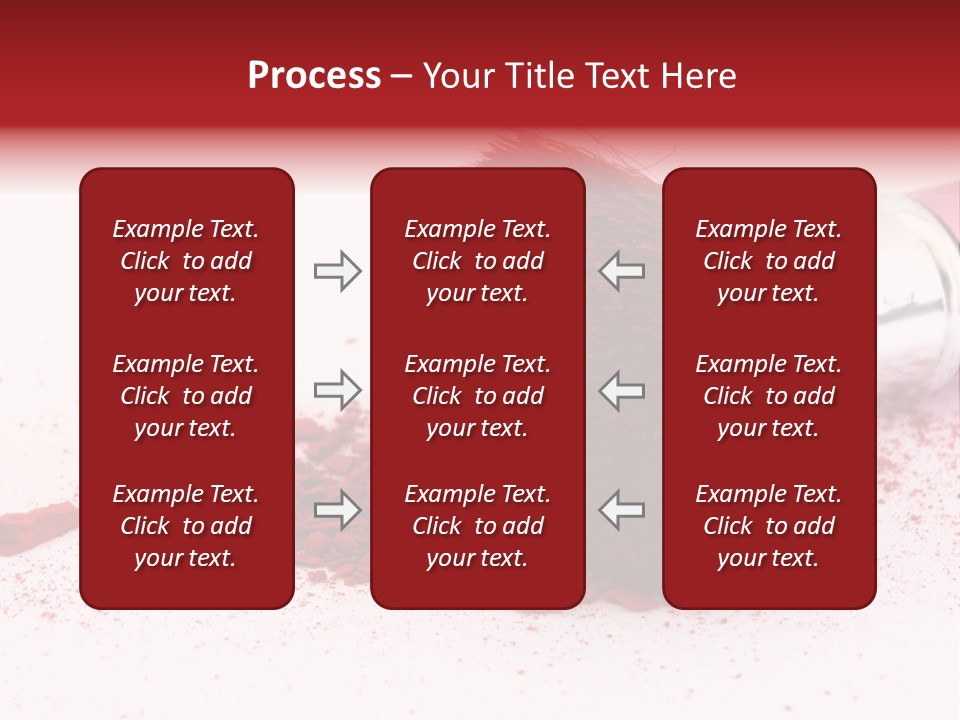 Makeup Feminine Shadow PowerPoint Template