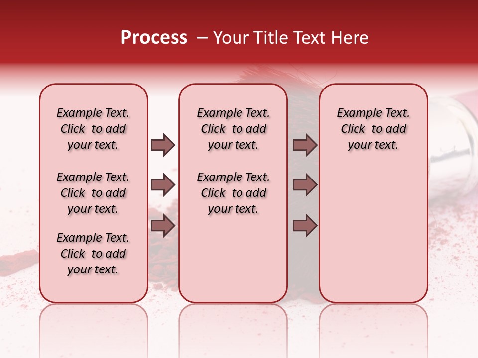 Makeup Feminine Shadow PowerPoint Template