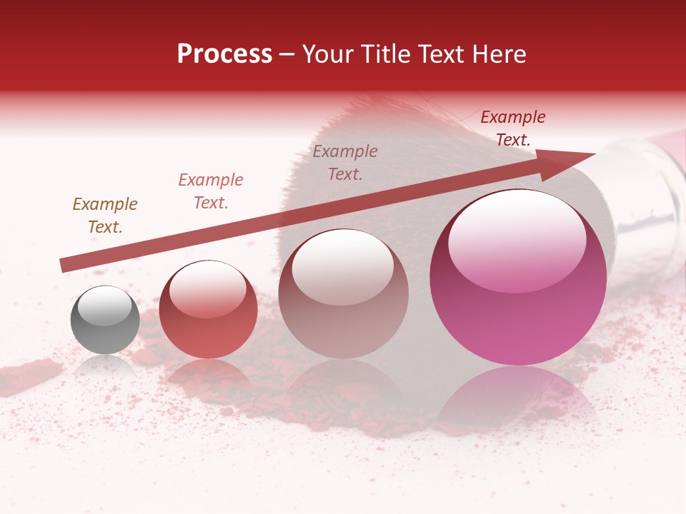 Makeup Feminine Shadow PowerPoint Template