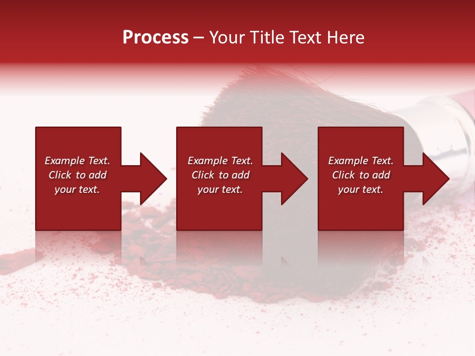 Makeup Feminine Shadow PowerPoint Template