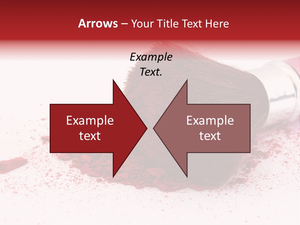Makeup Feminine Shadow PowerPoint Template