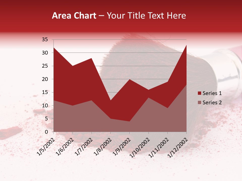 Makeup Feminine Shadow PowerPoint Template