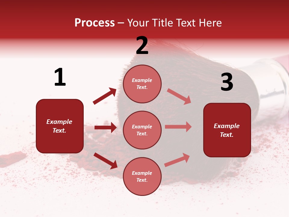 Makeup Feminine Shadow PowerPoint Template