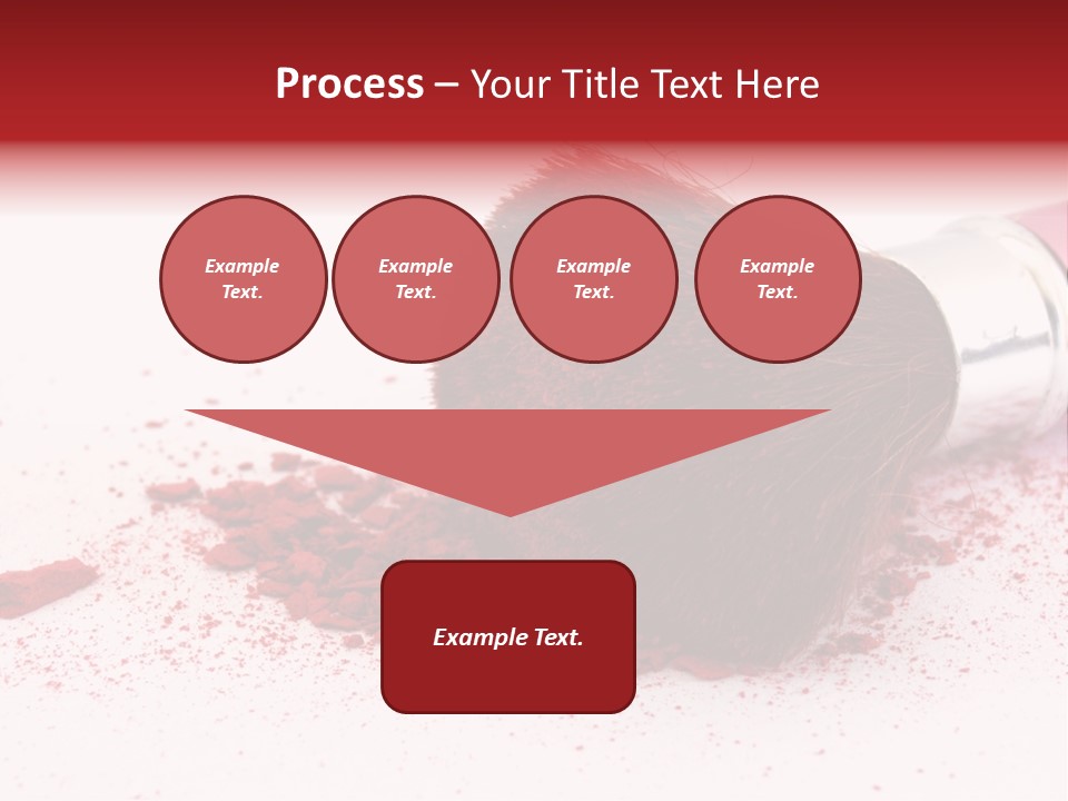 Makeup Feminine Shadow PowerPoint Template