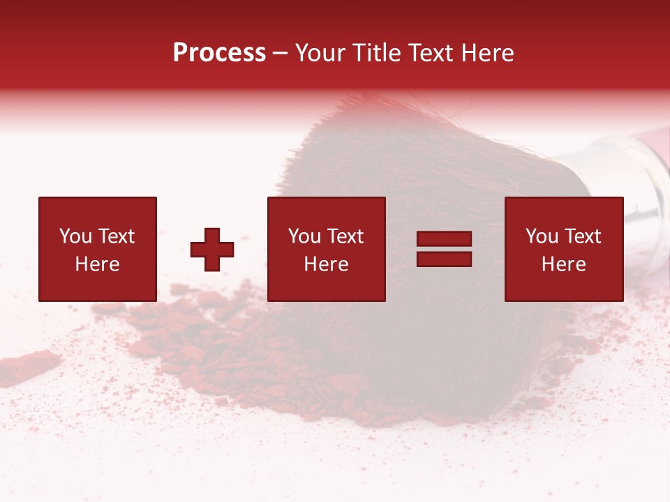 Makeup Feminine Shadow PowerPoint Template