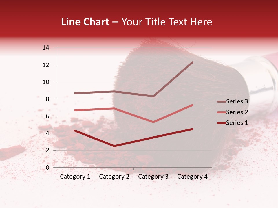 Makeup Feminine Shadow PowerPoint Template