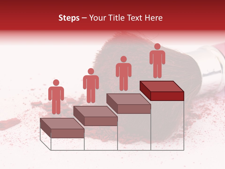 Makeup Feminine Shadow PowerPoint Template