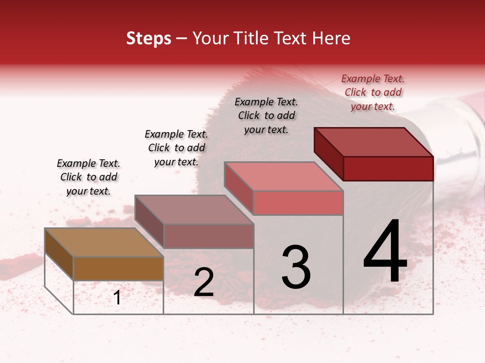 Makeup Feminine Shadow PowerPoint Template