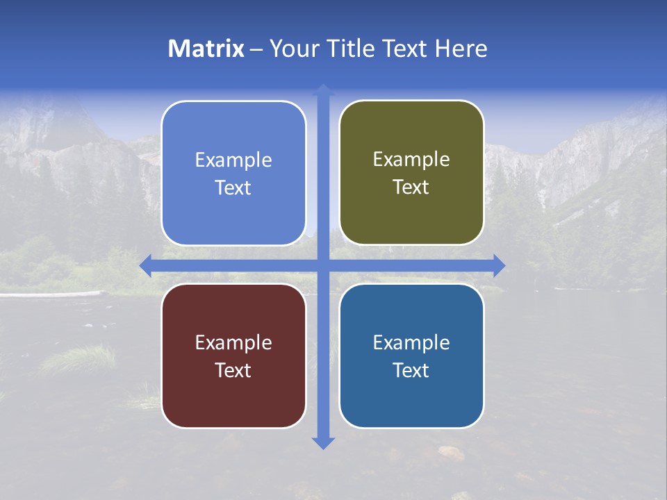 National Sky Mountain PowerPoint Template