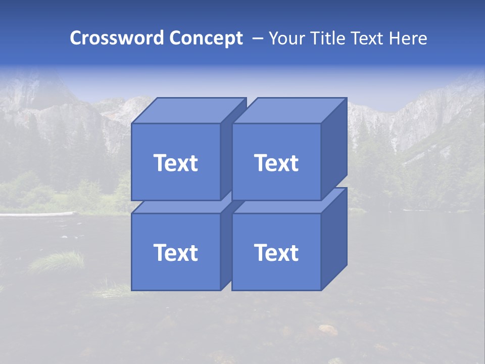 National Sky Mountain PowerPoint Template