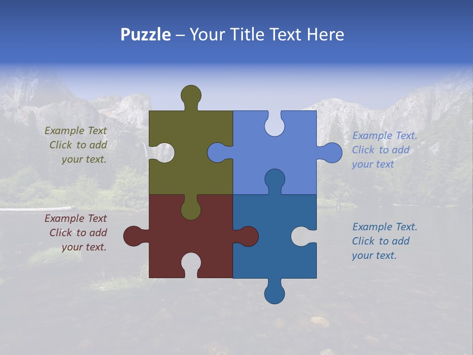 National Sky Mountain PowerPoint Template