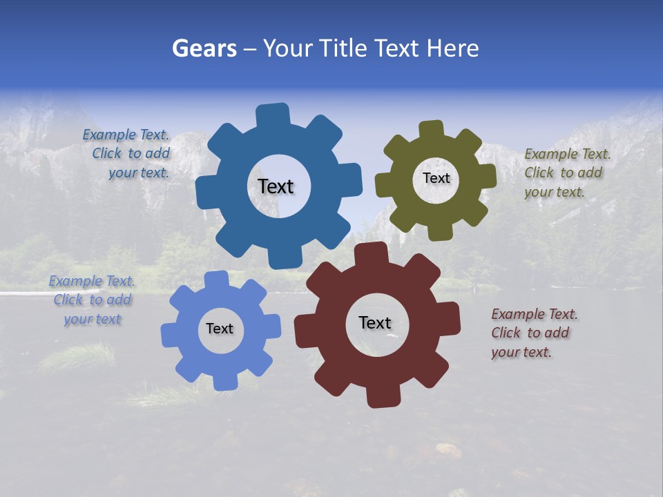 National Sky Mountain PowerPoint Template