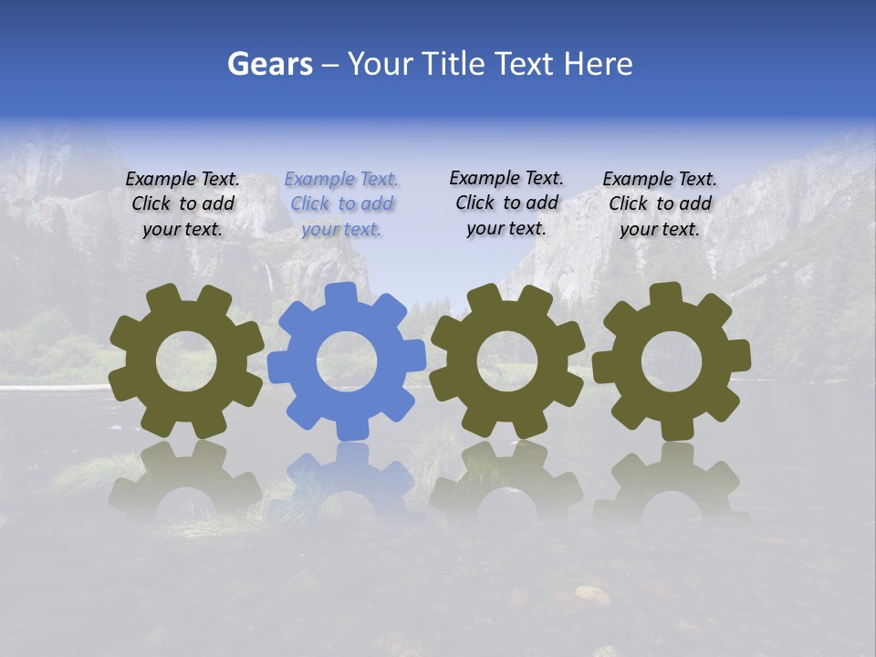 National Sky Mountain PowerPoint Template