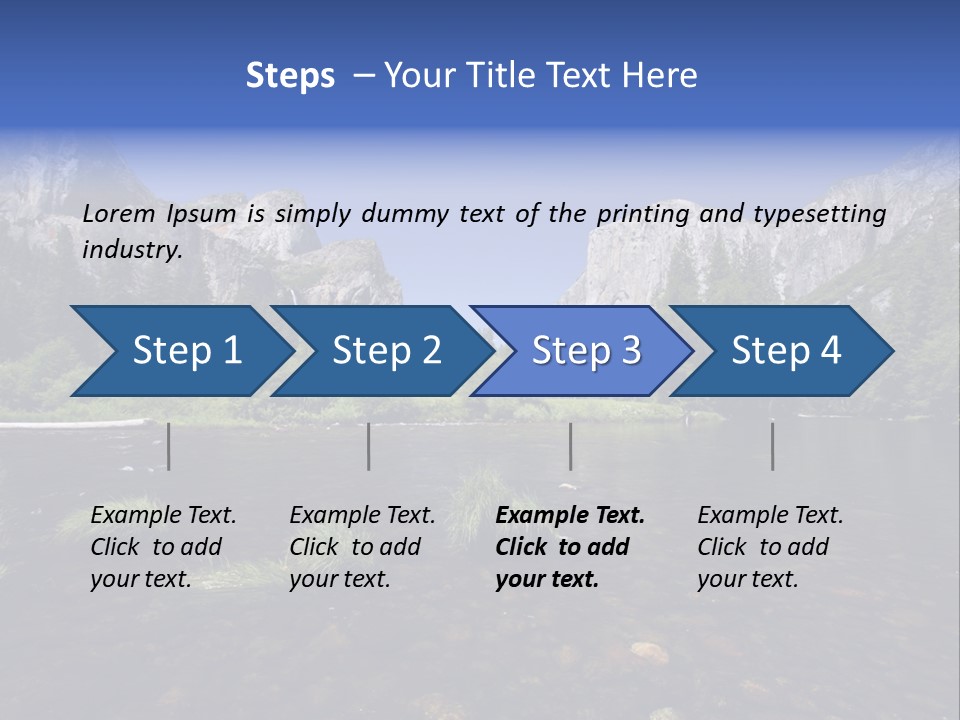National Sky Mountain PowerPoint Template