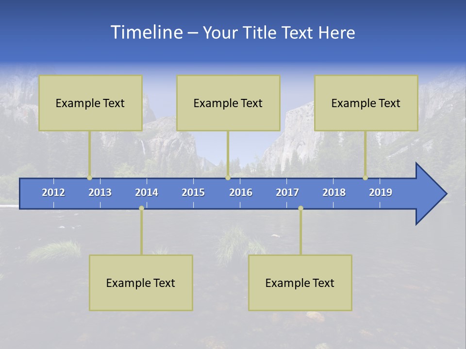 National Sky Mountain PowerPoint Template