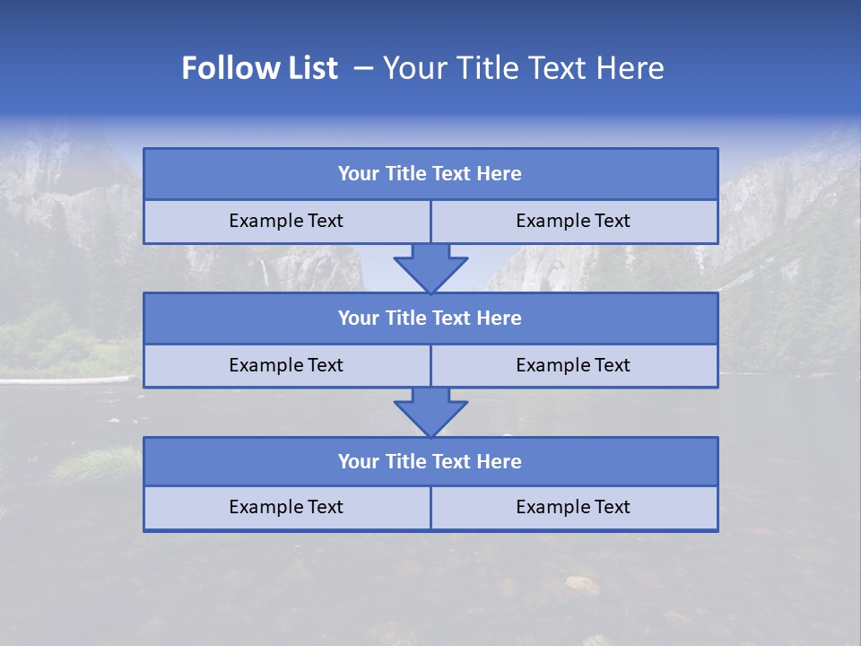 National Sky Mountain PowerPoint Template
