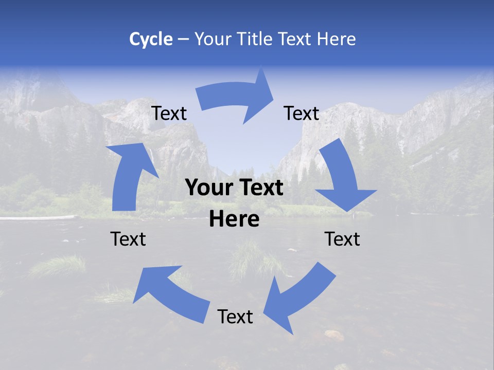 National Sky Mountain PowerPoint Template